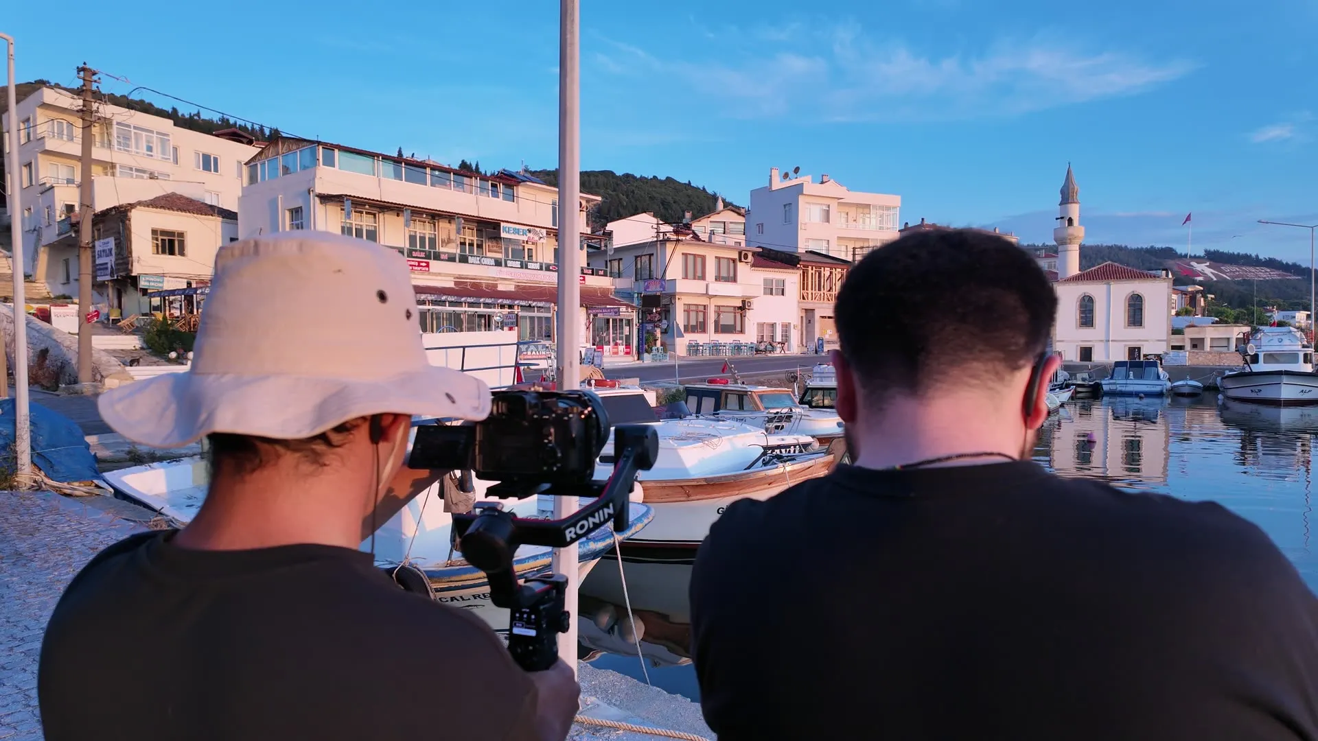 Çekim yapan QLP Media ekibi